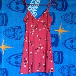 Socialite Red floral sundress
